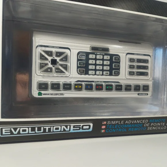 NIB Monster Evolution 50 Simple Advanced Universal Remote Control AV50 - Picture 2 of 7